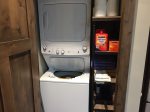 The condo has its own washer and dryer for easy cleanup after adventures